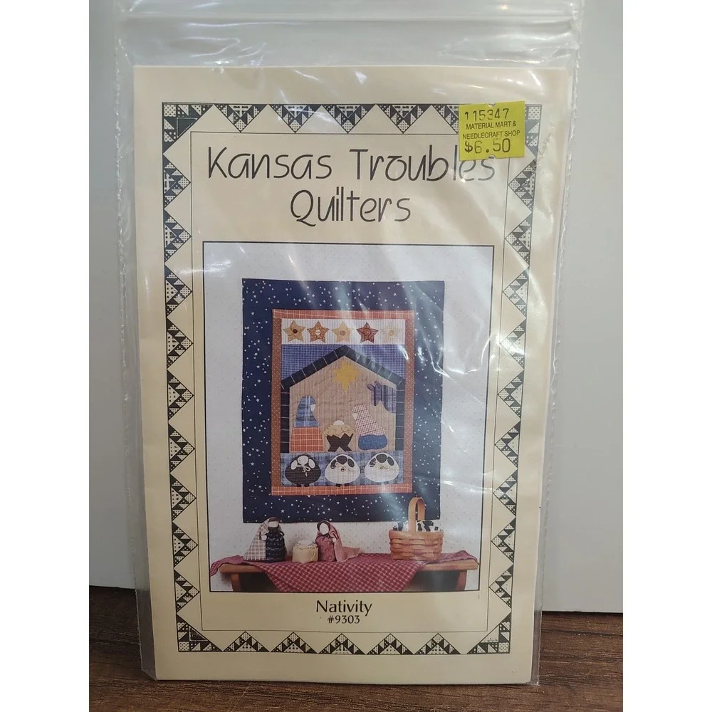 Kansas Troubles Quilters #9303 Nativity Sewing Quilt Pattern Christmas 22